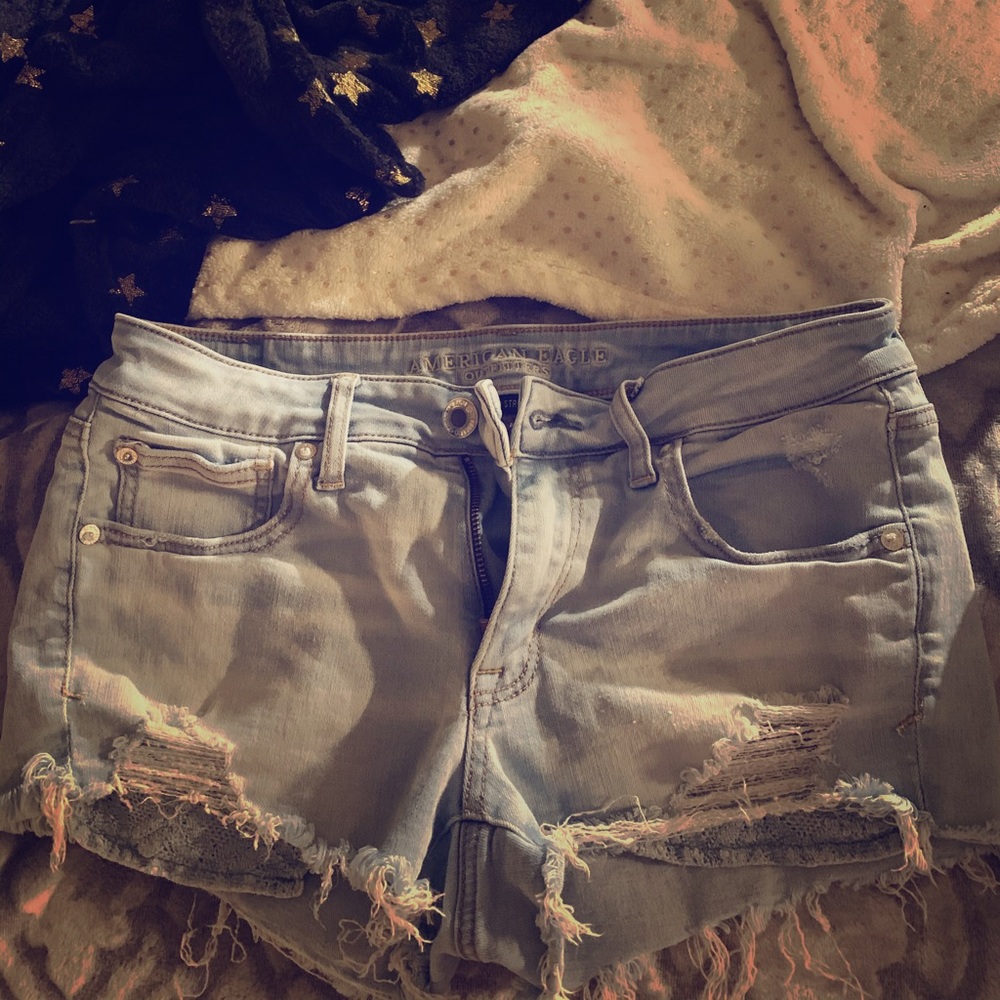 Jeans and shorts